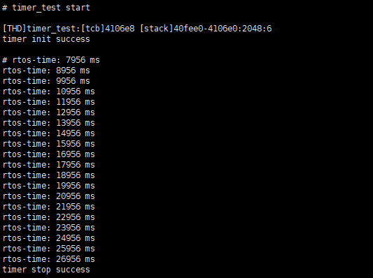Log Obtained via a Serial Port Tool