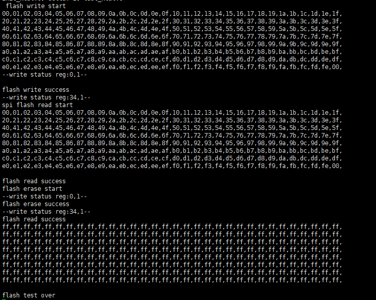 Log Obtained via a Serial Port Tool