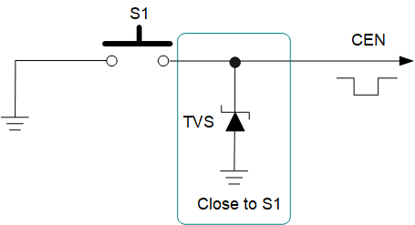 按键复位参考电路