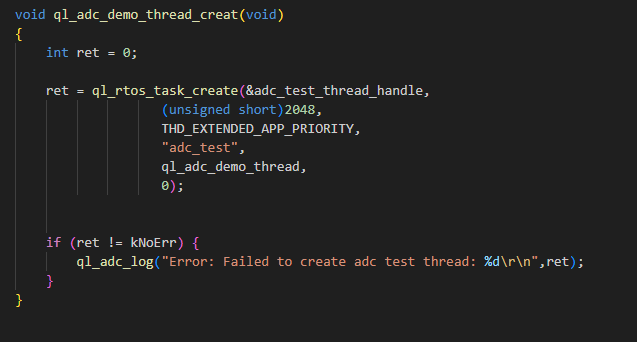 示例：创建 ADC 任务