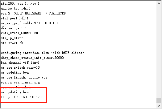 Connect to AP Hotspot Successfully