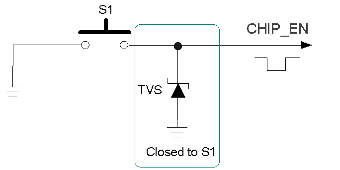 使用按钮的重置参考电路
