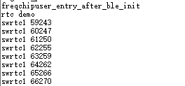 RTC Log Obtained via a Serial Port Tool