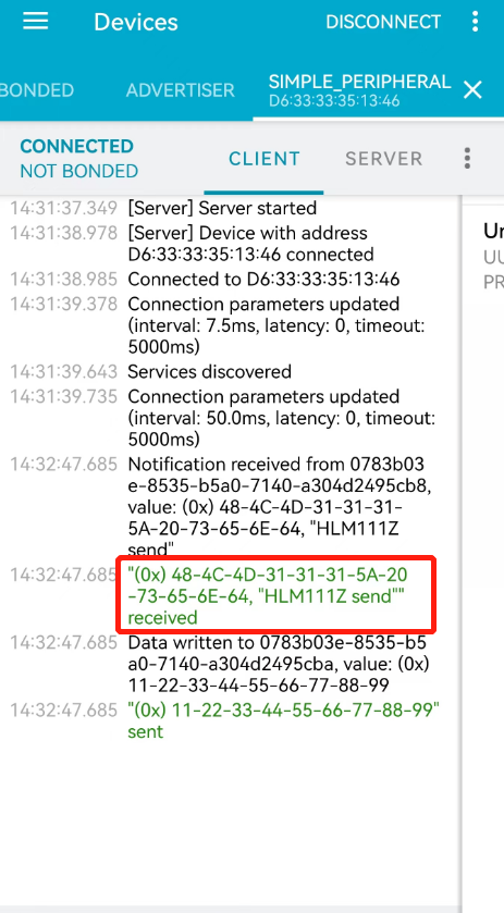 Data Transmission Test