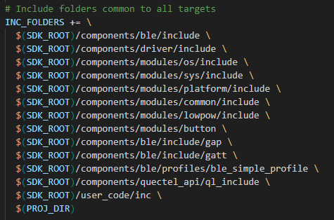 Add Directories of Header Files