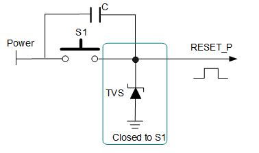 Reference Circuit of RESET_P with a Button