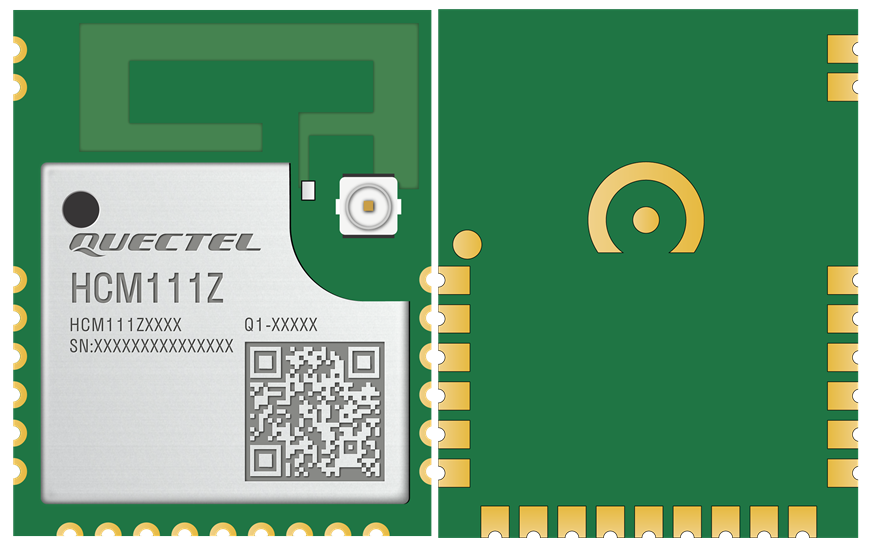 Top and Bottom Views (RF Coaxial Connector)