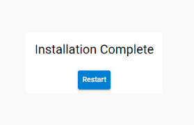 Figure 11: Installation Complete