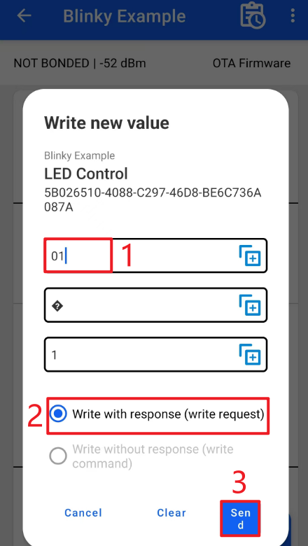 Figure 137: Send Data