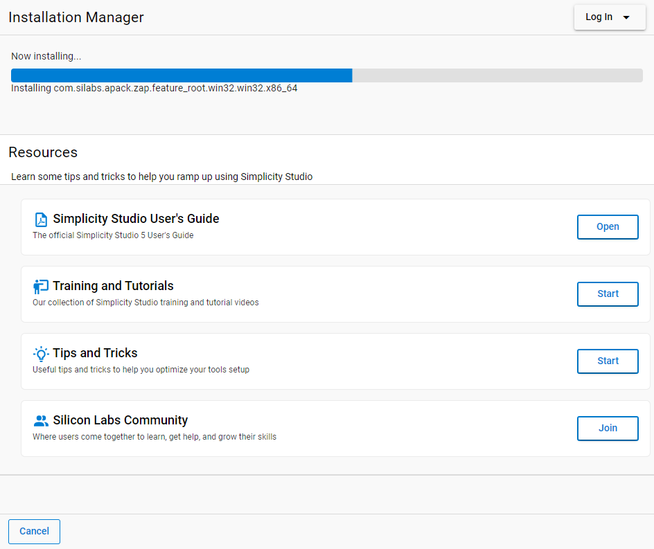 Figure 19: Installation Interface