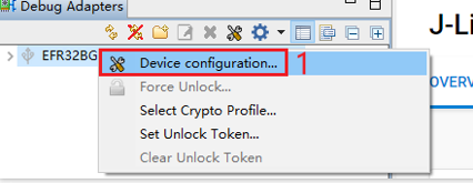 Figure 23: Select J-Link Debugger