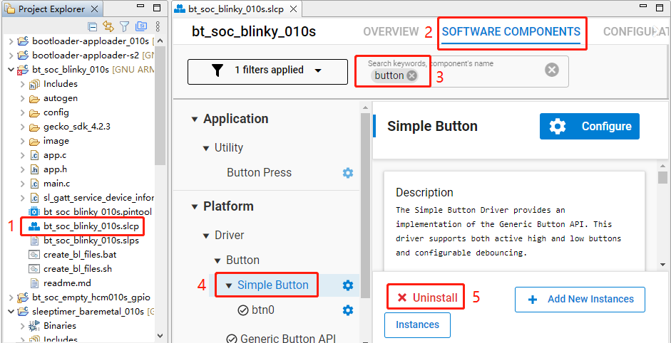 Figure 40: Search for btn0