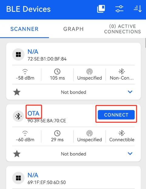 OTA 异常恢复界面