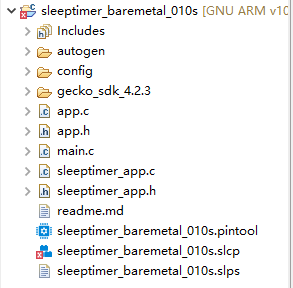 sleeptimer_baremetal_010s 工程