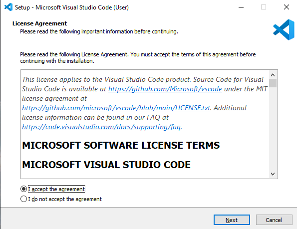 Visual Studio Code 许可协议