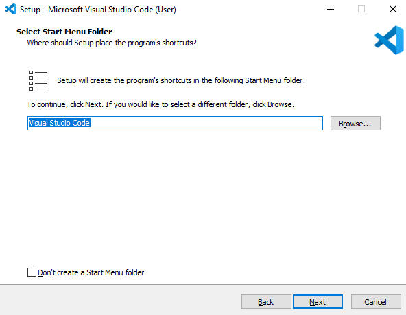 Visual Studio Code 快捷方式创建